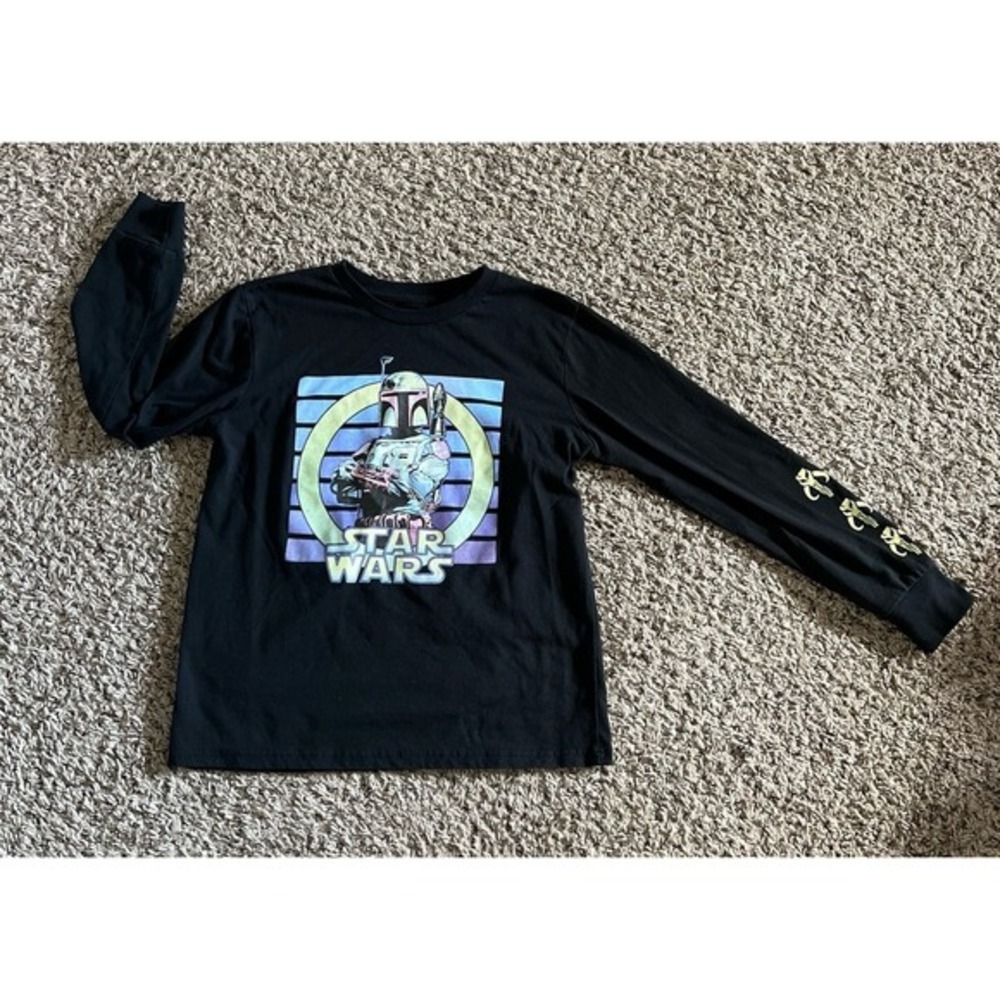 Mad Engine Star Wars black long sleeve shirt‎ size medium